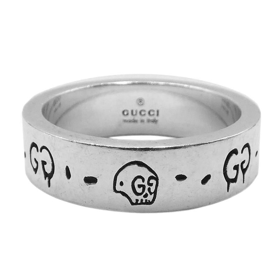 グッチ アクセサリー GUCCI ゴースト リング 0.5cm #19 18号 指輪