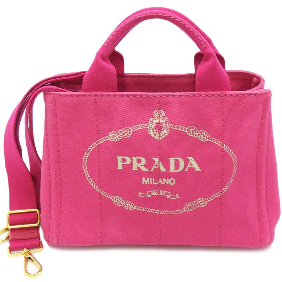 中古 プラダ バッグ 1BG439 PRADA キャンバス カナパ 2WAY ...